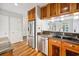 Functional kitchen with stainless steel appliances and open view to living area at 3034 Oak Grove Bend # 34 Ar, Murrells Inlet, SC 29576