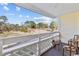 Relaxing balcony overlooking peaceful natural landscape at 1100 Possum Trot Rd. # F-215, North Myrtle Beach, SC 29582