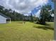 Expansive backyard with lush green grass, pond view and serene natural scenery at 9742 Indigo Creek Blvd., Murrells Inlet, SC 29576