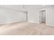 Neutral bedroom featuring a ceiling fan and an open closet space at 805 Comanders Island Rd., Georgetown, SC 29440