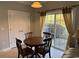 Eat-in kitchen dining area next to large sliding glass door for outdoor views at 1060 Fairway Ln. # 1060, Conway, SC 29526
