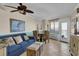 Cozy living room with comfortable seating and stylish decor at 2001 S Ocean Blvd. # 1506, Myrtle Beach, SC 29577