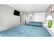 Bedroom featuring two beds, closet, and a mounted tv, offering a comfortable retreat at 2001 S Ocean Blvd. # 905, Myrtle Beach, SC 29577