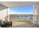Enjoy a relaxing view from the balcony, overlooking the peaceful waterway and city at 2151 Bridge View Ct. # 2502, North Myrtle Beach, SC 29582
