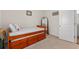 Neutral bedroom featuring a trundle bed with storage drawers and a full length mirror at 131 Grissett Lake Dr., Conway, SC 29526