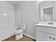 Bathroom with tub/shower combo and a white vanity at 1526 Clubstone Dr., Conway, SC 29526
