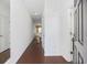 Hallway featuring hardwood floors and white walls provides seamless transition at 656 Pistoia Ln. # 304, Myrtle Beach, SC 29579