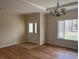 Inviting entryway featuring a chandelier, bright window, and natural light at 1237 Spring Garden Rd., Conway, SC 29526
