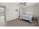 Bedroom with access to a private balcony at 23 Shadow Moss Pl. # 23, North Myrtle Beach, SC 29582