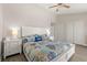 Main bedroom with king-size bed, nightstands, and ample closet space at 23 Shadow Moss Pl. # 23, North Myrtle Beach, SC 29582