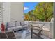 Cozy patio with seating area, perfect for outdoor relaxation at 23 Shadow Moss Pl. # 23, North Myrtle Beach, SC 29582