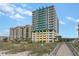 Modern condo building on the beach with private balconies and beautiful ocean views at 2301 S Ocean Blvd. # 1408, North Myrtle Beach, SC 29582