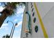 Elegant condo signage adds curb appeal with unique design details and a vintage flare at 2301 S Ocean Blvd. # 1408, North Myrtle Beach, SC 29582