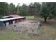 Aerial view of property showing fenced kennel area at 4575 Saints Delight Rd., Georgetown, SC 29440