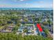 Aerial view of the property and surrounding neighborhood at 6703 Jefferson Pl. # B2, Myrtle Beach, SC 29572