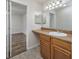 Bathroom features a vanity with granite countertop at 6703 Jefferson Pl. # B2, Myrtle Beach, SC 29572