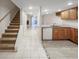 Kitchen with granite countertop and stainless steel appliances at 6703 Jefferson Pl. # B2, Myrtle Beach, SC 29572