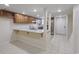 Modern kitchen with granite countertops and stainless steel appliances at 6703 Jefferson Pl. # B2, Myrtle Beach, SC 29572