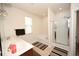 Bathroom with soaking tub, shower, and double vanity at 101 Hartwell Dr., Little River, SC 29566