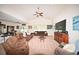 Spacious living room featuring a high ceiling, neutral color palette, and ample natural light at 101 Hartwell Dr., Little River, SC 29566