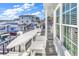 White deck furniture with a view of the neighborhood at 6001 - 1778 S Kings Hwy., Myrtle Beach, SC 29575