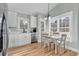 Modern kitchen with white cabinets and stainless steel appliances at 6001 - 1778 S Kings Hwy., Myrtle Beach, SC 29575