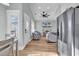 Open living space with hardwood floors and coastal decor at 6001 - 1778 S Kings Hwy., Myrtle Beach, SC 29575