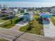 Elevated view of charming beach house with spacious deck at 243 Calhoun Dr., Garden City Beach, SC 29576