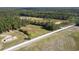 Overhead view of the lot and the surrounding area, showing the terrain and nearby roads at Tbd Fries Bay Rd., Loris, SC 29569