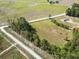 Aerial view of the lot and the surrounding area, showing the terrain and nearby roads at Tbd Fries Bay Rd., Loris, SC 29569