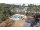 Community swimming pool with surrounding parking and landscaping at 113 Edwards Ln., Longs, SC 29568