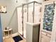 Bathroom with frameless glass shower and a storage cabinet at 2256 Heritage Loop # 2256, Myrtle Beach, SC 29577