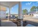 Covered front porch featuring brick pillars, offering a welcoming outdoor space at 2480 Campton Loop, Conway, SC 29527