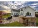 The backyard is an outdoor oasis complete with a patio, kitchen, and fireplace at 2207 Wood Stork Dr., Conway, SC 29526