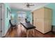 Versatile bonus room with a sauna, massage table, and exercise equipment, perfect for relaxation and wellness activities at 3788 Waterford Dr., Myrtle Beach, SC 29577