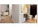 Bathroom area with a sink, a toilet and some storage for linens at 568 Affinity Dr., Myrtle Beach, SC 29588