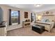 Cozy bedroom with a queen-size bed, natural light, and stylish furniture at 568 Affinity Dr., Myrtle Beach, SC 29588