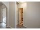 Hallway with neutral tones, showing doorway access to other areas of the home at 138 Sugar Loaf Ln., Murrells Inlet, SC 29576