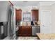 Functional kitchen featuring stainless steel appliances, custom cabinets, and modern design at 1604 Carsens Ferry Dr., Conway, SC 29526