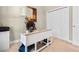 Cozy office space with stylish desk, neutral walls, and adjacent closet space at 1604 Carsens Ferry Dr., Conway, SC 29526