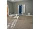 Comfortable bedroom with neutral carpet and stylish wallpaper, ready for personalization at 323 Sea Turtle Dr., Myrtle Beach, SC 29588