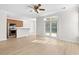 Bright living room with sliding glass doors to backyard at 3613 White Oleander Ct., North Myrtle Beach, SC 29582