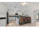 Modern kitchen with stainless steel appliances and island at 437 N Boyle Dr., Pawleys Island, SC 29585