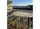 Balcony with table and chairs and beautiful ocean view at 5601 N Ocean Blvd. # E-316, Myrtle Beach, SC 29577