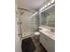 Bathroom with a walk-in shower and modern fixtures at 5601 N Ocean Blvd. # E-316, Myrtle Beach, SC 29577