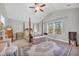 Spacious main bedroom with a vaulted ceiling, large window, and classic furnishings at 217 Astoria Park Loop, Conway, SC 29526