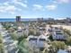 Overhead view highlighting the community's layout in relation to the coastline and surrounding urban landscape at 351 Lake Arrowhead Rd. # 24-195, Myrtle Beach, SC 29572