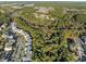 The aerial view shows the condo buildings, parking areas, and surrounding trees at 4818 Innisbrook Ct. # 603, Myrtle Beach, SC 29579