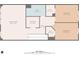 Two-story home floor plan; 1988 sq ft at 2523 Blue Crane Circle # 102, Myrtle Beach, SC 29577