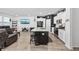 Open concept kitchen with island, granite countertops, and stainless steel appliances at 2523 Blue Crane Circle # 102, Myrtle Beach, SC 29577
